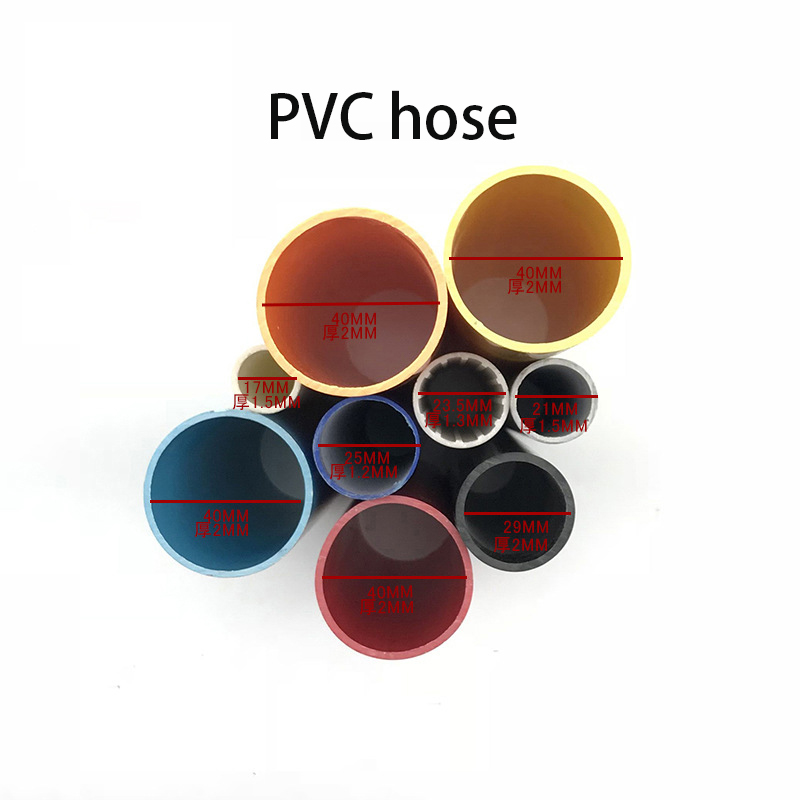 비표준 사용자 정의 크기 및 색상 PVC 튜브 플라스틱 파이프 압출 재료